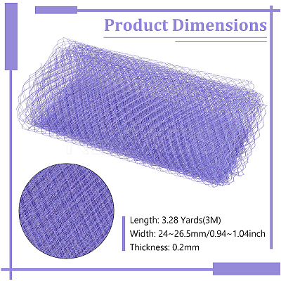 Nylon Net Mesh Fabric DIY-WH0430-479A-02-1
