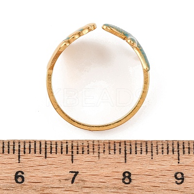 304 Stainless Steel Cuff Rings RJEW-D334-01B-G-1