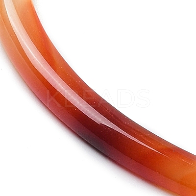 Dyed Natural Dendritic Agate Simple Plain Bangle for Women FIND-PW0021-09B-09-1