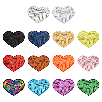 28Pcs 14 Styles Embroidery Thread Sew on Hot Melt Glue Blankets Cloth DIY-MA0006-61-1
