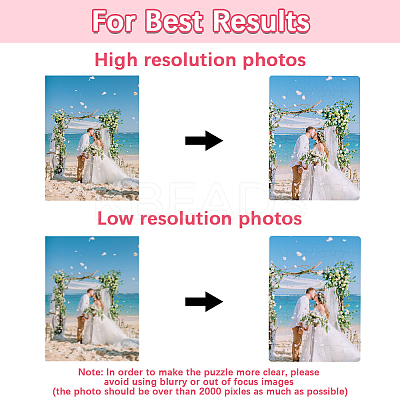 6Pcs Paper Heat Transfer Blank Puzzle for Adult Chrildren DIY-SP0004-28D-1