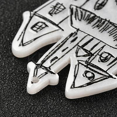 Resin Pendants RESI-A013-01-1