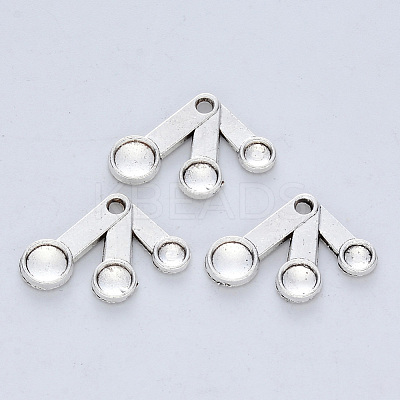 Tibetan Style Alloy Pendants TIBE-R316-099AS-RS-1