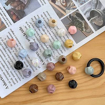 Opaque Acrylic Beads OACR-I015-57-1