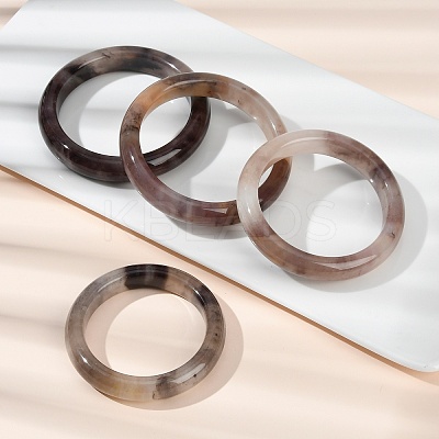 Natural Quartz Bangles for Women BJEW-G756-03-1