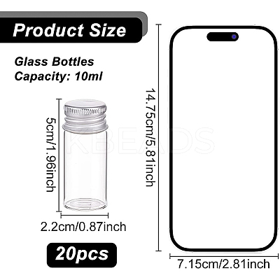 Glass Bottles AJEW-BC0005-37-10ml-1