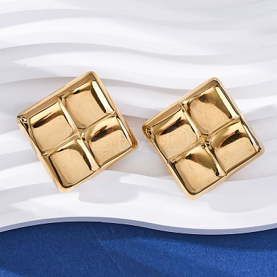 304 Stainless Steel Stud Earrings for Women LS-EJEW-F357-03G-03-1