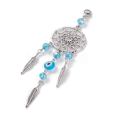 Tibetan Style Alloy Pendants HJEW-JM00406-1