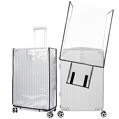 Transparent PVC Luggage Cover AJEW-WH20080-52F-1