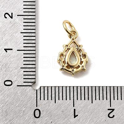 Synthetic Opal Teardrop Charms X-KK-H089-04A-01-1