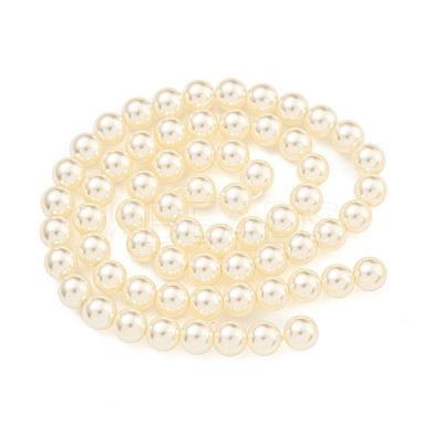 Glass Pearl Beads Strands HY-G002-01C-02-1