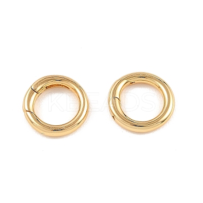 SHEGRACE Brass Spring Gate Rings XGR0009G-10G-1