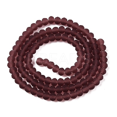 Transparent Glass Beads Strands EGLA-A044-T3mm-MD13-1