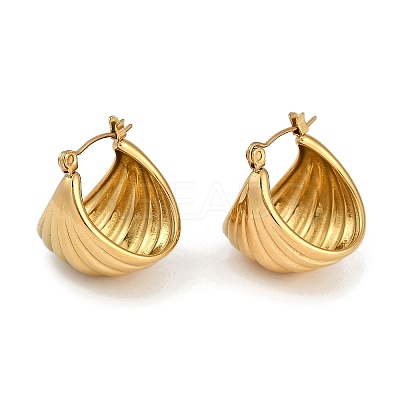 304 Stainless Steel Hoop Earrings EJEW-D282-03G-02-1