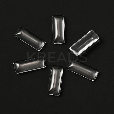 Transparent Glass Cabochons X-GLAA-SZC0001-02-1