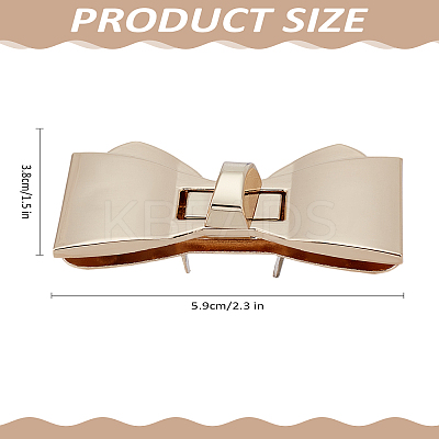 Iron Bag Twist Lock Clasps FIND-LP0004-49-1