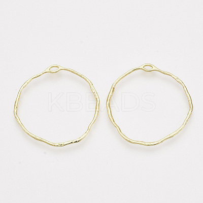 Alloy Open Back Bezel Pendants X-PALLOY-S121-82A-1