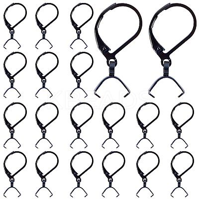 40Pcs 304 Stainless Steel Leverback Earring Findings STAS-SC0009-31EB-1