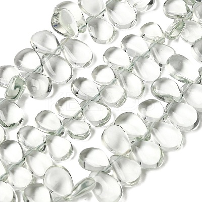 Natural Green Quartz Beads Strands G-D099-01A-1