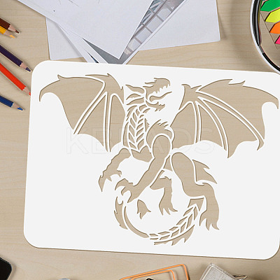 Plastic Drawing Painting Stencils Templates DIY-WH0396-0036-1