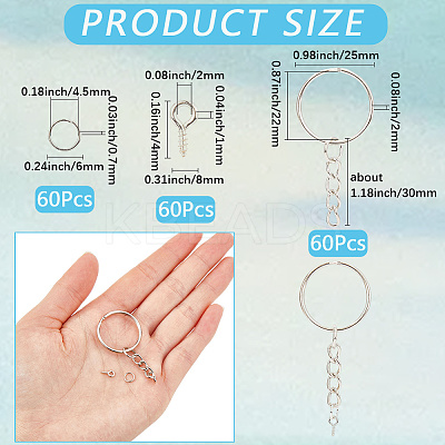 DIY Jewelry Making Findings Kits DIY-SP0004-16P-1