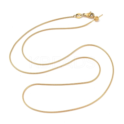 PVD Vacuum Plating 304 Stainless Steel Snake Chain Necklace STAS-M065-20G-1