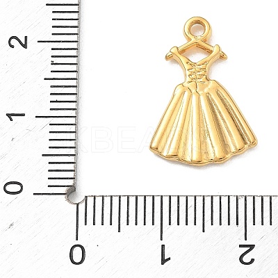 304 Stainless Steel Enamel Pendants STAS-I369-08G-05-1