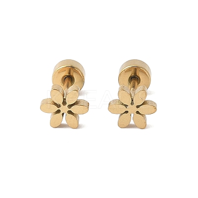 304 Stainless Steel Stud Earrings for Women EJEW-E603-05F-G-1