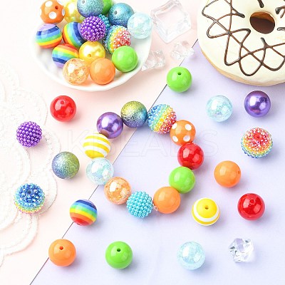 DIY Candy Color Bracelet Necklace Making Kit MACR-CJC0001-12P-01-1
