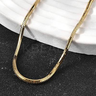 2MM 304 Stainless Steel Snake Chain Necklaces for Women Men LS-STAS-V011-04D-G-1