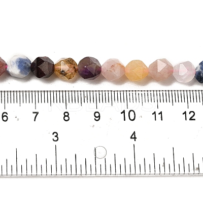 Natural Rose Quartz/Sodalite/Lapis Lazuli/Amethyst/Strawberry Quartz Beads Strands G-K382-A01-02-1