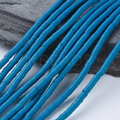 Handmade Polymer Clay Beads LS-CLAY-R067-4.0mm-44-1