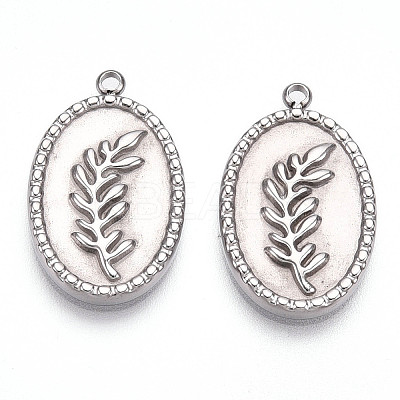 Non-Tarnish 304 Stainless Steel Pendants STAS-L022-323P-1