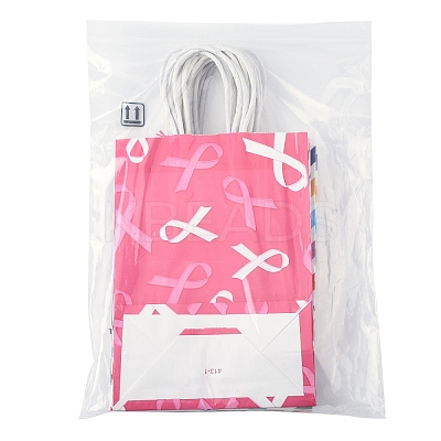 12Pcs 6 Colors Print Paper Packing Tote Bags CARB-FS0001-05-1