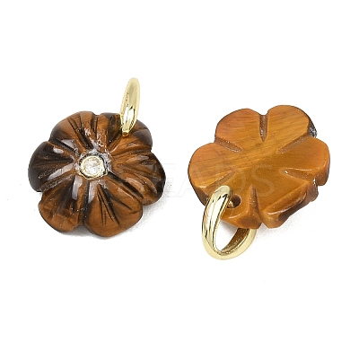 Natural Tiger Eye Pendants GG-NH0016-01G-07-1