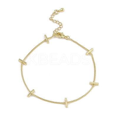 Rack Plating Brass Bracelets for Women BJEW-K244-08C-G-1