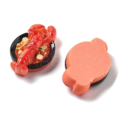 Cute Mini Food Series Resin Cabochons LS-CRES-I038-01G-1