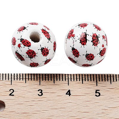 Wood European Beads WOOD-M011-02D-1
