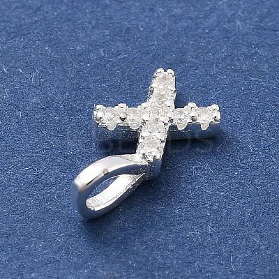 925 Sterling Silver with Cubic Zirconia Charms STER-Q004-01X-S-1