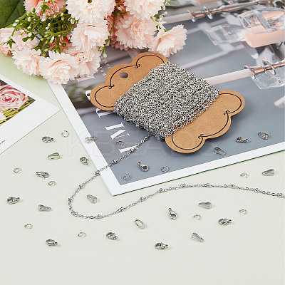 DIY Chain Necklaces Making Kits DIY-SC0020-81-1