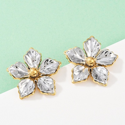 304 Stainless Steel Stud Earrings EJEW-S265-06GP-A-1