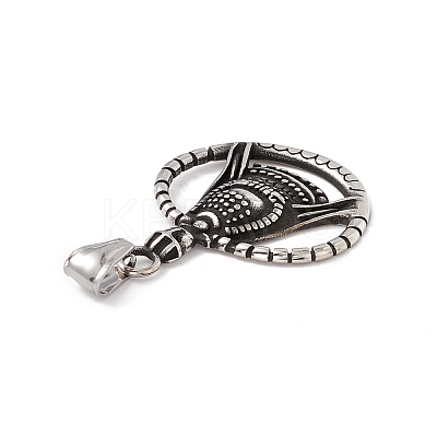 304 Stainless Steel Manual Polishing Pendants STAS-G267-16AS-1