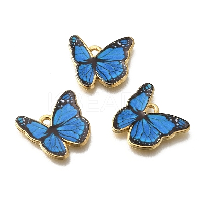 Alloy Enamel Pendants FIND-G078-35G-12-1