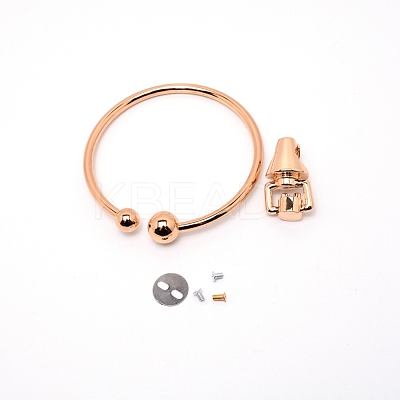Zinc Alloy Bag Handles PALLOY-WH0076-21KCG-RS-1