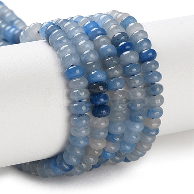 Natural Blue Aventurine(Dyed & Heated) Beads Strands G-K343-C32-01-1
