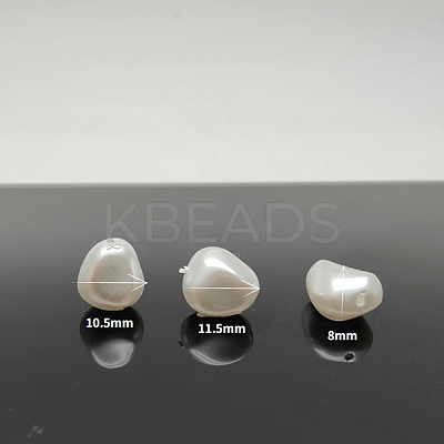 Baking Paint Pearlized Glass Pearl Beads FIND-WH0152-454B-1