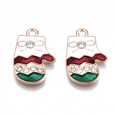 Alloy Enamel Pendants X-ENAM-Q442-032-RS-1