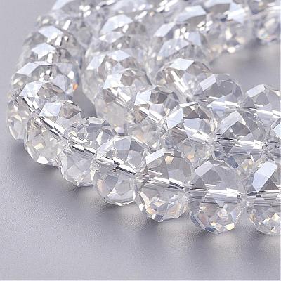 Anti-Tarnish Glass Beads Strands GR12MMY-01L-1