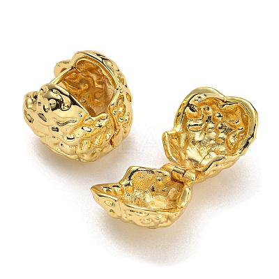 Heart Hoop Earrings EJEW-G355-05G-1
