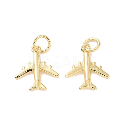 Rack Plating Brass Charms X-ZIRC-C042-09G-1